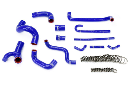 HPS Performance High Temp 3-ply Reinforced Silicone Replace Rubber Radiator Heater Coolant Hoses 57-1209-BLUE