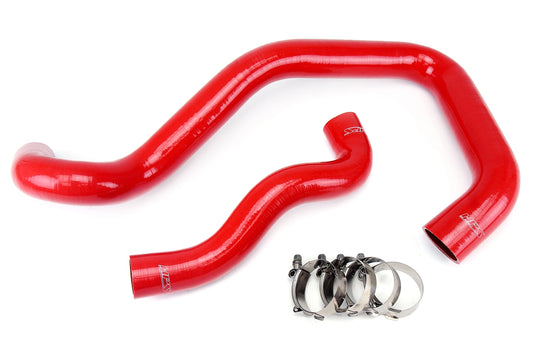 HPS Performance High Temp 3-ply Reinforced Silicone Replace OEM Rubber Radiator Coolant Hoses 57-1214-RED