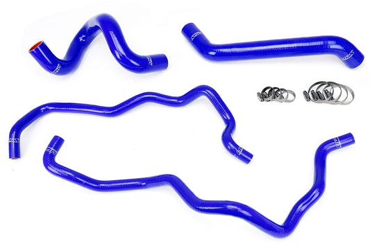 HPS Performance High Temp 3-ply Reinforced Silicone Replace Rubber Radiator Heater Coolant Hoses 57-1220-BLUE