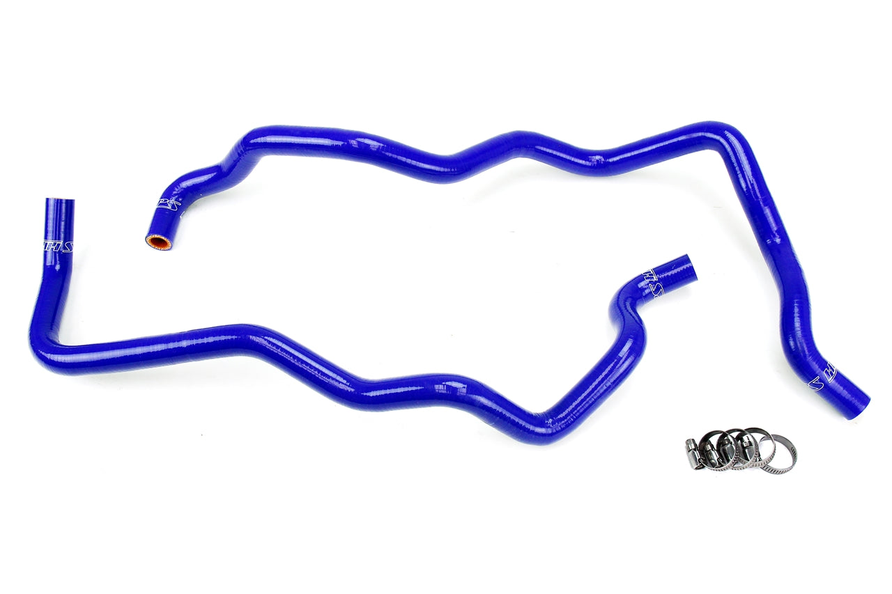 HPS Performance High Temp 3-ply Reinforced Silicone Replace OEM Rubber Heater Coolant Hoses 57-1220H-BLUE
