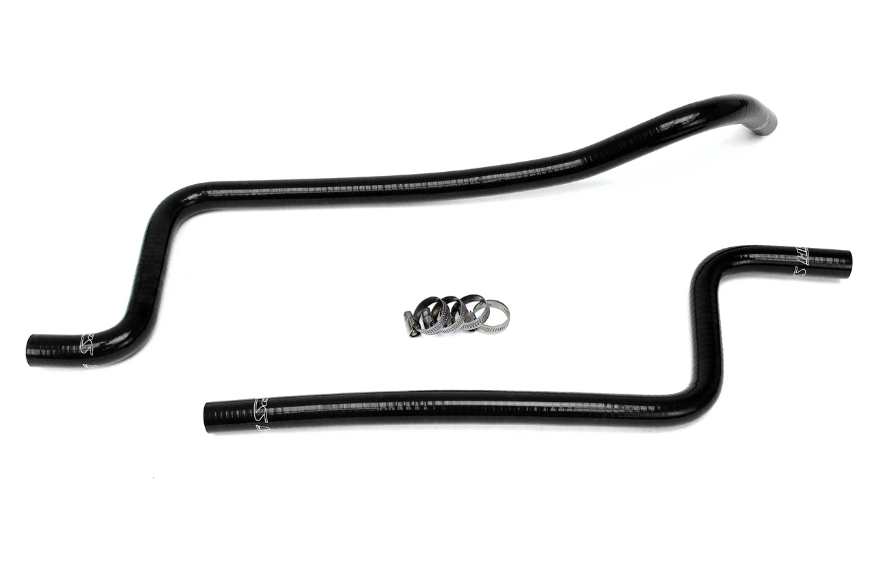 HPS Performance High Temp 3-ply Reinforced Silicone Replace OEM Rubber Heater Coolant Hoses 57-1221H-BLK