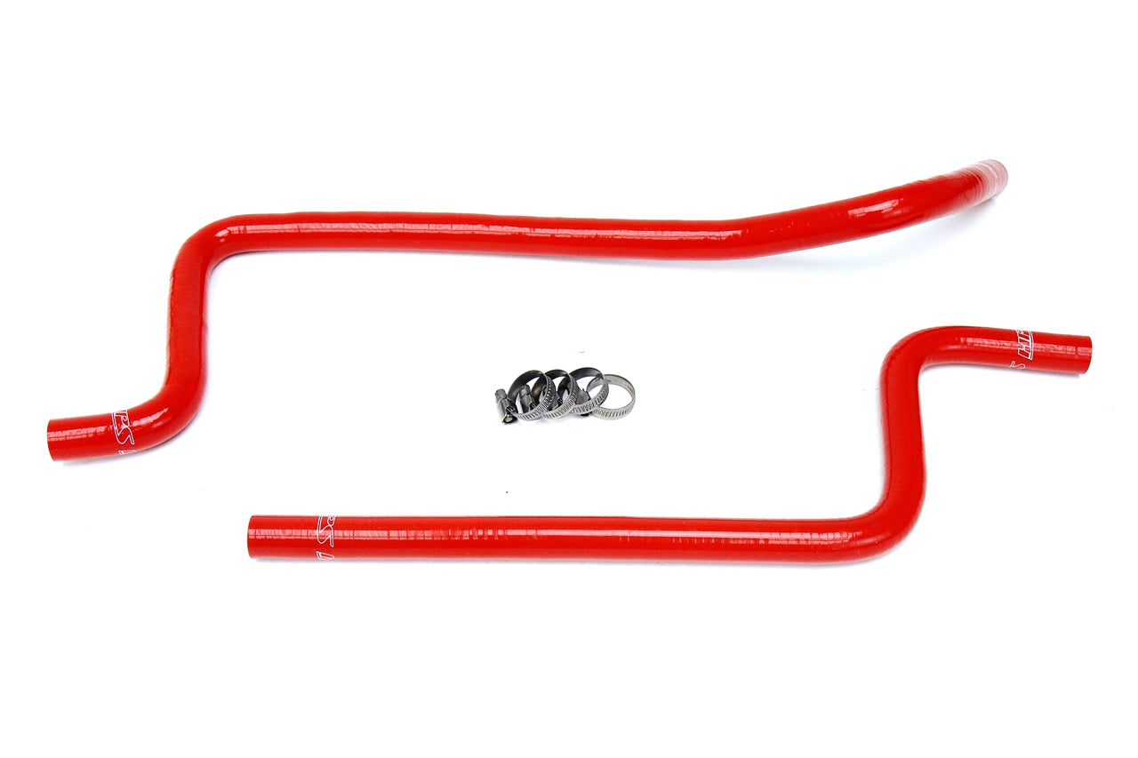 HPS Performance High Temp 3-ply Reinforced Silicone Replace OEM Rubber Heater Coolant Hoses 57-1221H-RED