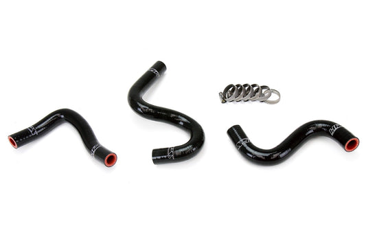 HPS Performance High Temp 3-ply Reinforced Silicone Replace OEM Rubber Heater Coolant Hoses 57-1223-BLK