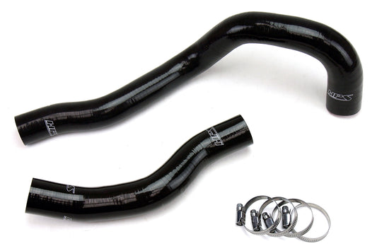 HPS Performance High Temp 3-ply Reinforced Silicone Replace OEM Rubber Radiator Coolant Hoses 57-1225-BLK