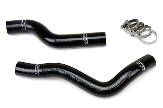 HPS Performance High Temp 3-ply Reinforced Silicone Replace OEM Rubber Radiator Coolant Hoses 57-1229-BLK