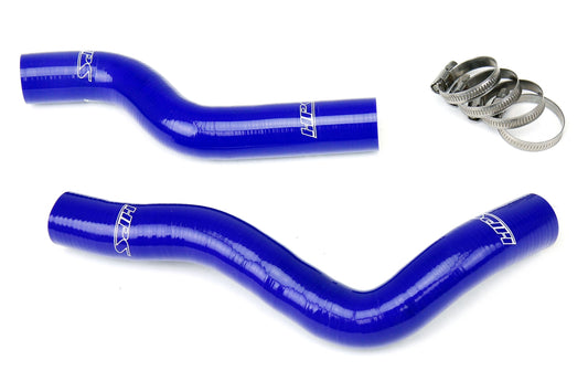 HPS Performance High Temp 3-ply Reinforced Silicone Replace OEM Rubber Radiator Coolant Hoses 57-1229-BLUE