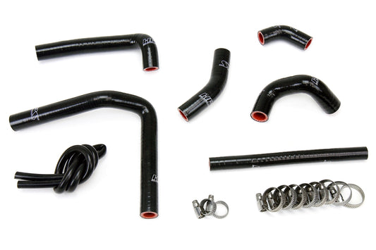 HPS Performance High Temp 3-ply Reinforced Silicone Replace OEM Rubber Radiator Coolant Hoses 57-1233-BLK