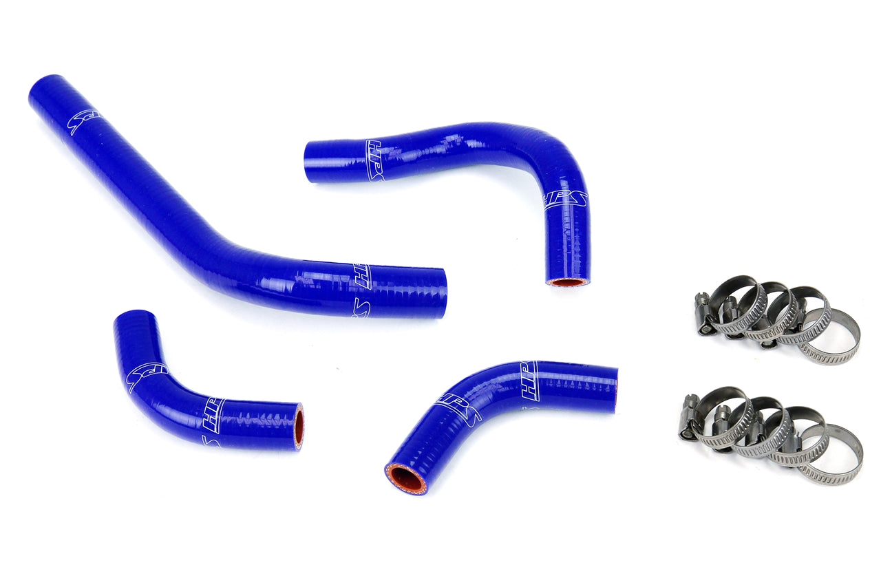 HPS Performance High Temp 3-ply Reinforced Silicone Replace OEM Rubber Radiator Coolant Hoses 57-1234-BLUE