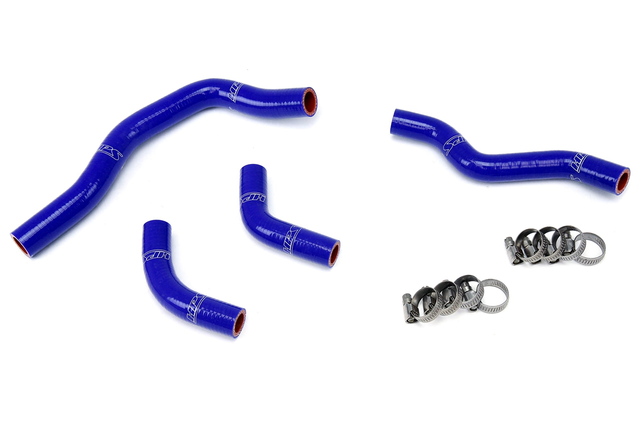 HPS Performance High Temp 3-ply Reinforced Silicone Replace OEM Rubber Radiator Coolant Hoses 57-1239-BLUE