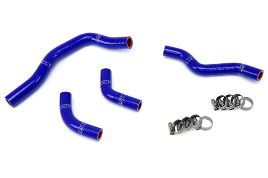 HPS Performance High Temp 3-ply Reinforced Silicone Replace OEM Rubber Radiator Coolant Hoses 57-1239-BLUE