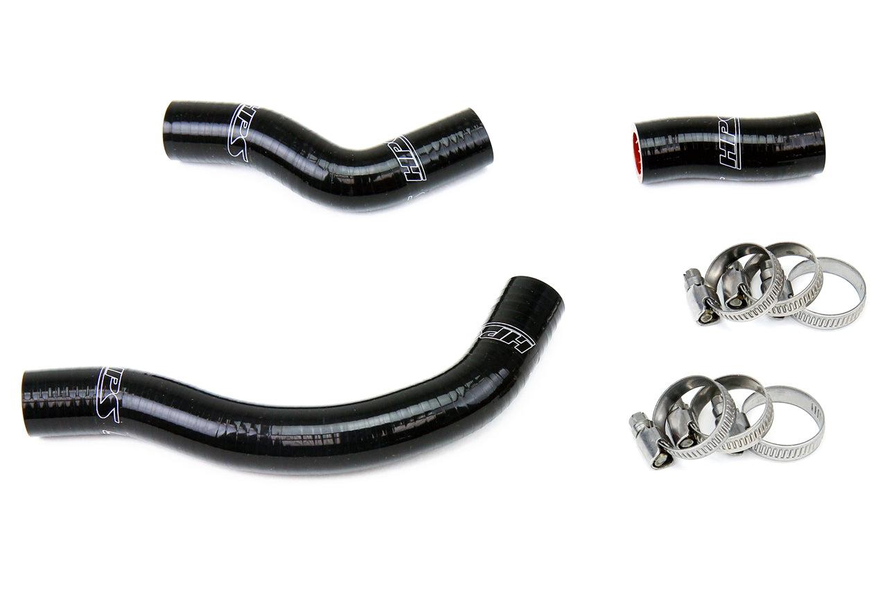 HPS Performance High Temp 3-ply Reinforced Silicone Replace OEM Rubber Radiator Coolant Hoses 57-1250-BLK