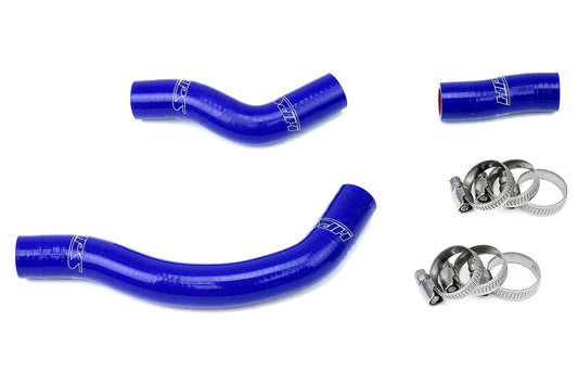 HPS Performance High Temp 3-ply Reinforced Silicone Replace OEM Rubber Radiator Coolant Hoses 57-1250-BLUE
