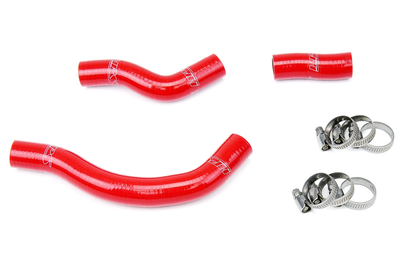 HPS Performance High Temp 3-ply Reinforced Silicone Replace OEM Rubber Radiator Coolant Hoses 57-1250-RED
