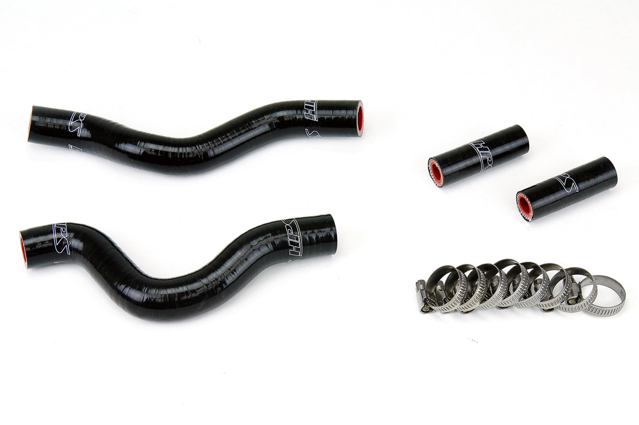 HPS Performance High Temp 3-ply Reinforced Silicone Replace OEM Rubber Radiator Coolant Hoses 57-1257-BLK