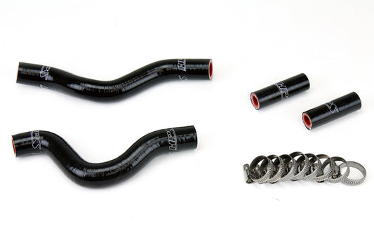 HPS Performance High Temp 3-ply Reinforced Silicone Replace OEM Rubber Radiator Coolant Hoses 57-1257-BLK
