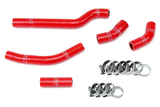 HPS Performance High Temp 3-ply Reinforced Silicone Replace OEM Rubber Radiator Coolant Hoses 57-1260-RED
