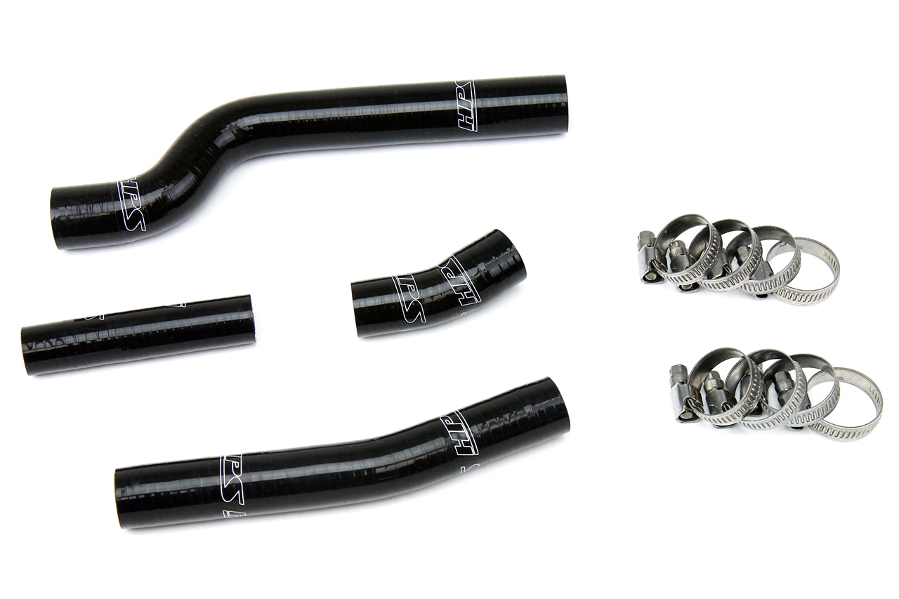HPS Performance High Temp 3-ply Reinforced Silicone Replace OEM Rubber Radiator Coolant Hoses 57-1262-BLK