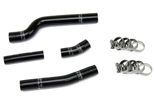 HPS Performance High Temp 3-ply Reinforced Silicone Replace OEM Rubber Radiator Coolant Hoses 57-1262-BLK