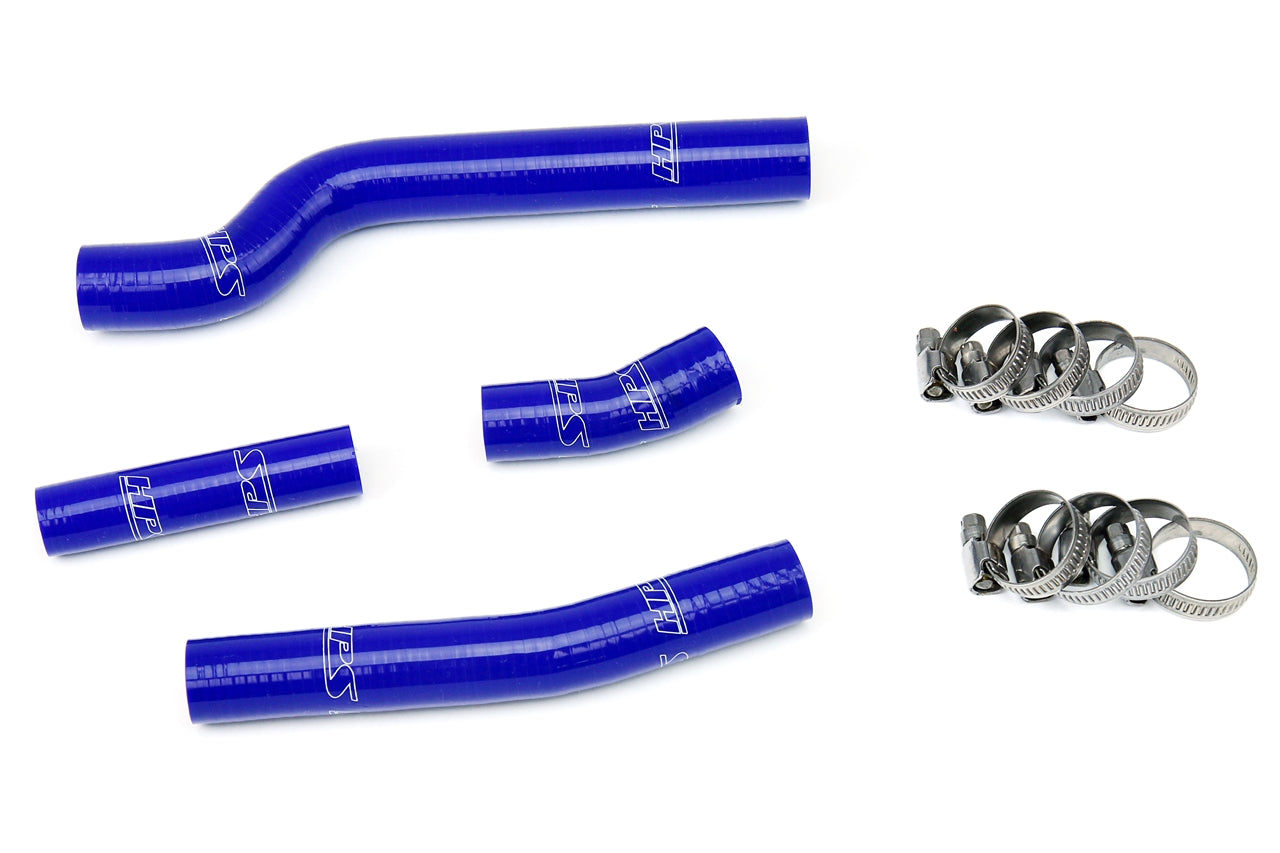 HPS Performance High Temp 3-ply Reinforced Silicone Replace OEM Rubber Radiator Coolant Hoses 57-1262-BLUE