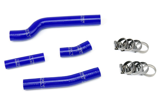 HPS Performance High Temp 3-ply Reinforced Silicone Replace OEM Rubber Radiator Coolant Hoses 57-1262-BLUE