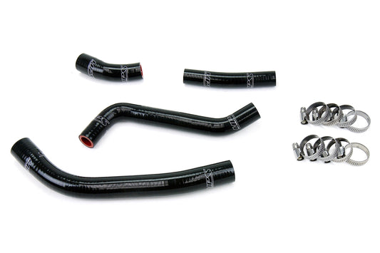 HPS Performance High Temp 3-ply Reinforced Silicone Replace OEM Rubber Radiator Coolant Hoses 57-1263-BLK