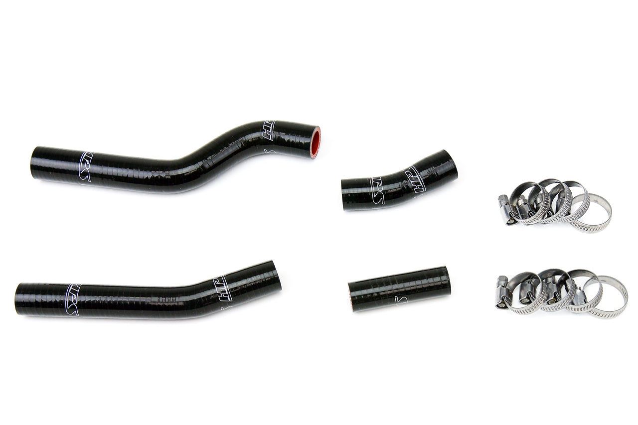 HPS Performance High Temp 3-ply Reinforced Silicone Replace OEM Rubber Radiator Coolant Hoses 57-1264-BLK