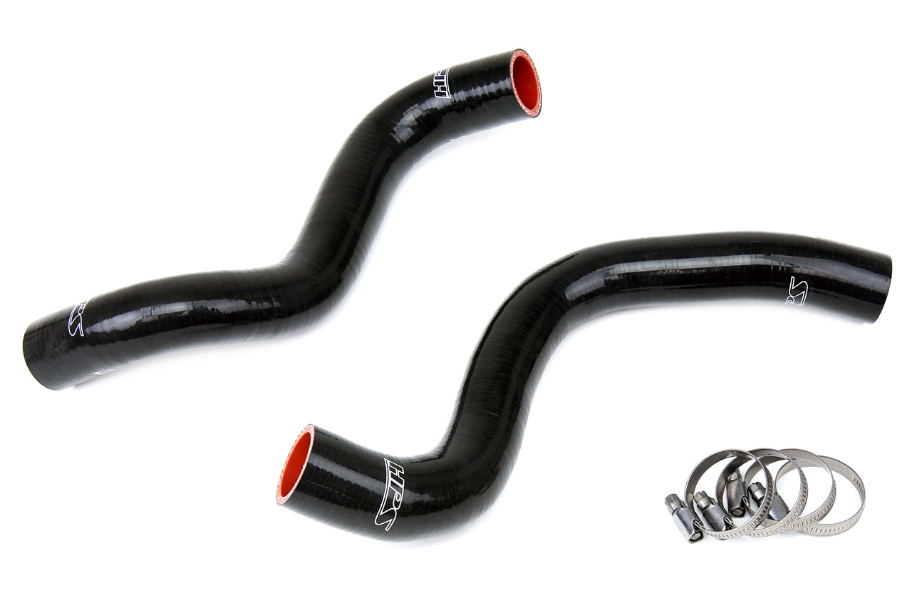 HPS Performance High Temp 3-ply Reinforced Silicone Replace OEM Rubber Radiator Coolant Hoses 57-1269-BLK