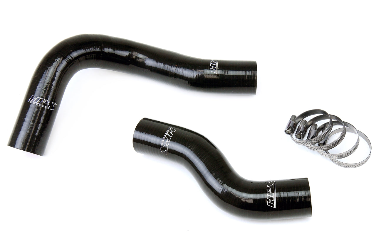 HPS Performance High Temp 3-ply Reinforced Silicone Replace OEM Rubber Radiator Coolant Hoses 57-1270-BLK