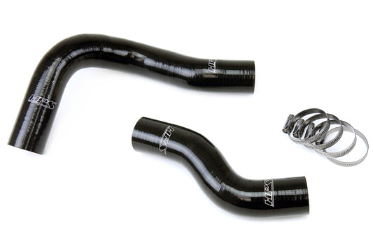 HPS Performance High Temp 3-ply Reinforced Silicone Replace OEM Rubber Radiator Coolant Hoses 57-1270-BLK