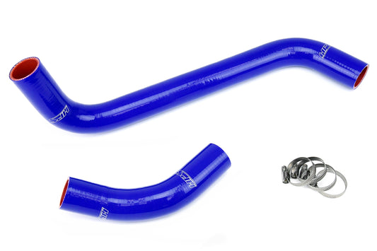 HPS Performance High Temp 3-ply Reinforced Silicone Replace OEM Rubber Radiator Coolant Hoses 57-1272-BLUE