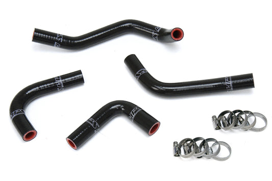 HPS Performance High Temp 3-ply Reinforced Silicone Replace OEM Rubber Heater Coolant Hoses 57-1285H-BLK