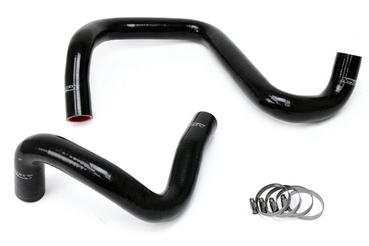 HPS Performance High Temp 3-ply Reinforced Silicone Replace OEM Rubber Radiator Coolant Hoses 57-1285R-BLK