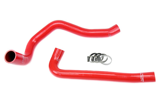 HPS Performance High Temp 3-ply Reinforced Silicone Replace OEM Rubber Radiator Coolant Hoses 57-1299-RED