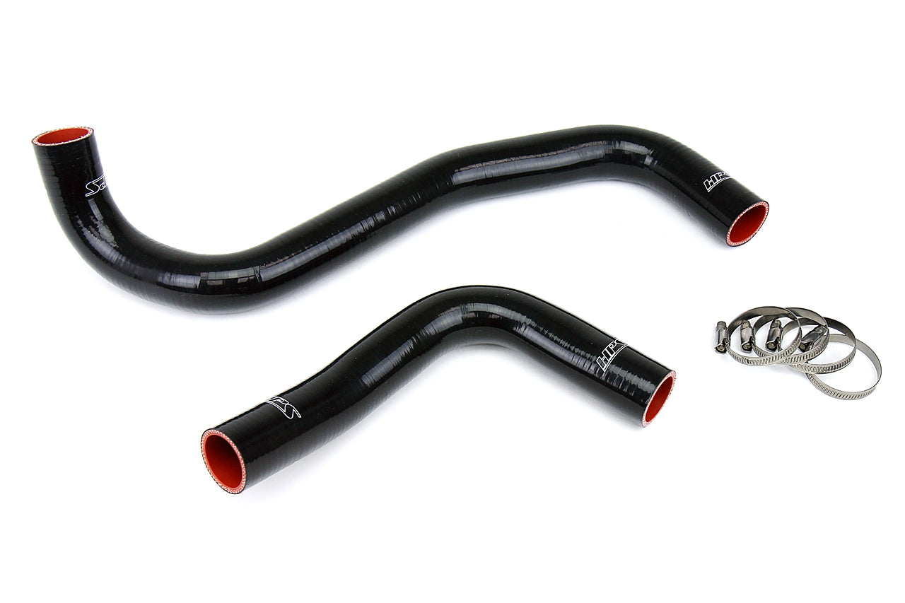 HPS Performance High Temp 3-ply Reinforced Silicone Replaces OEM Rubber Radiator Coolant Hoses 57-1302-BLK