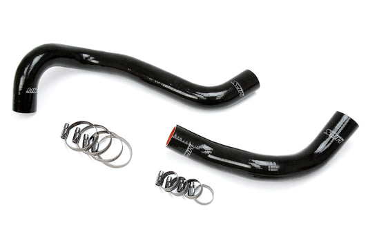HPS Performance High Temp 3-ply Reinforced Silicone Replace OEM Rubber Radiator Coolant Hoses 57-1303-BLK