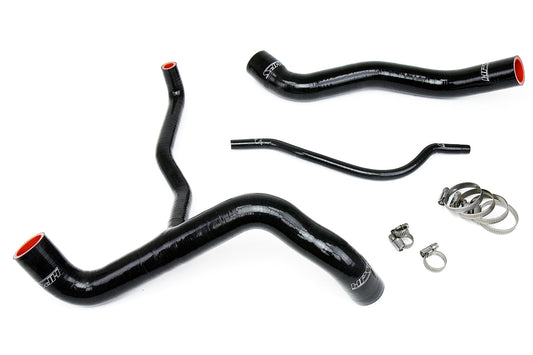 HPS Performance High Temp 3-ply Reinforced Silicone Replace OEM Rubber Radiator Coolant Hoses 57-1304-BLK