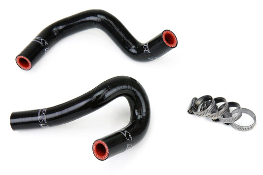 HPS Performance High Temp 3-ply Reinforced Silicone Replace OEM Rubber Heater Coolant Hoses 57-1309-BLK