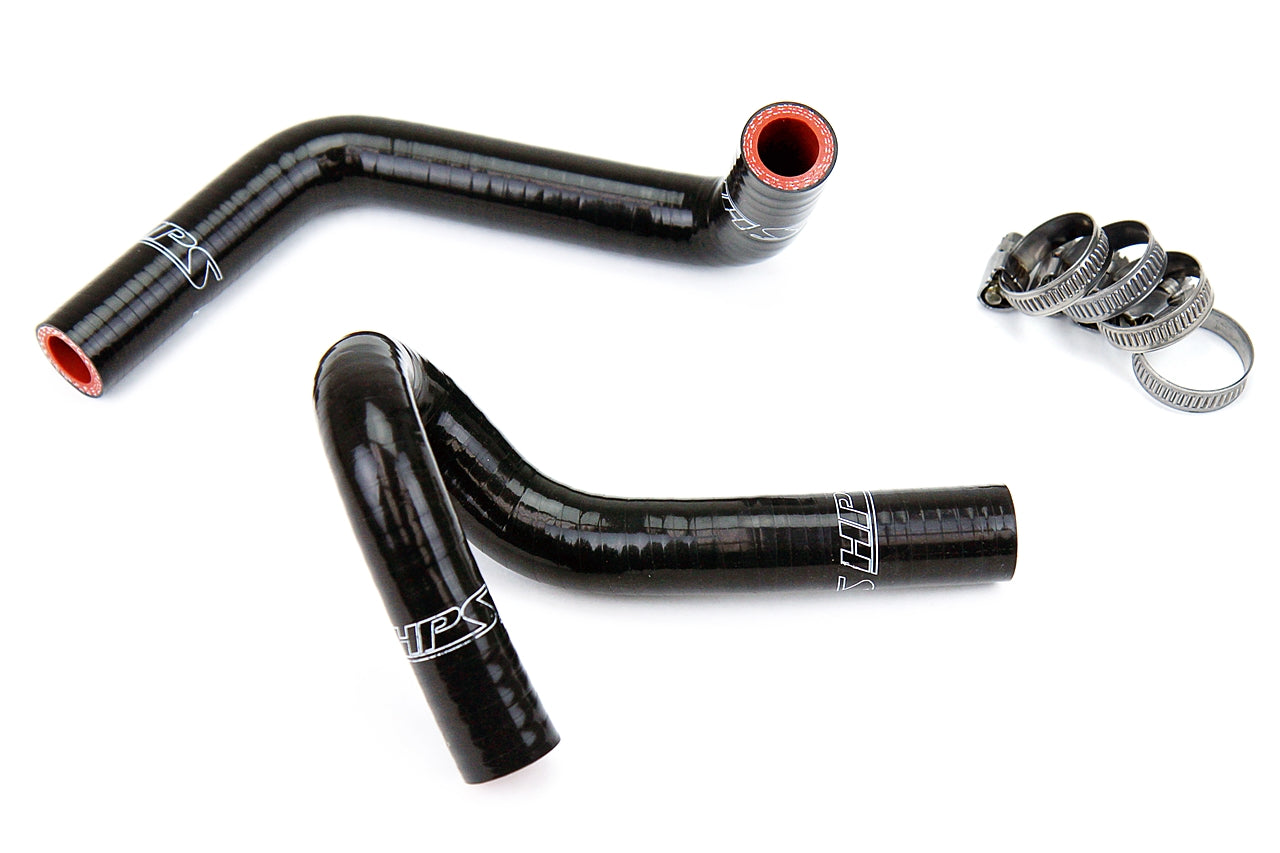 HPS Performance High Temp 3-ply Reinforced Silicone Replace OEM Rubber Heater Coolant Hoses 57-1310-BLK