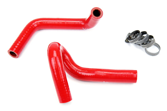 HPS Performance High Temp 3-ply Reinforced Silicone Replace OEM Rubber Heater Coolant Hoses 57-1310-RED