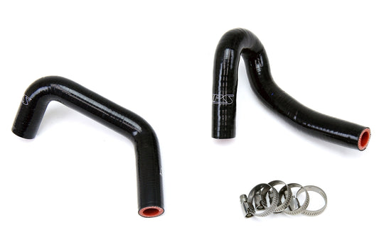 HPS Performance High Temp 3-ply Reinforced Silicone Replace OEM Rubber Heater Coolant Hoses 57-1311-BLK