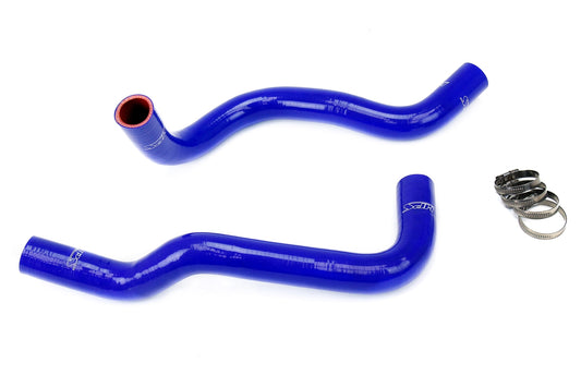 HPS Performance High Temp 3-ply Reinforced Silicone Replace OEM Rubber Radiator Coolant Hoses 57-1314-BLUE