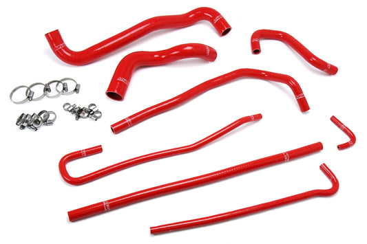 HPS Performance High Temp 3-ply Reinforced Silicone Replace Rubber Radiator Heater Coolant Hoses 57-1316-RED