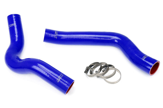 HPS Performance High Temp 3-ply Reinforced Silicone Replace OEM Rubber Radiator Coolant Hoses 57-1317-BLUE