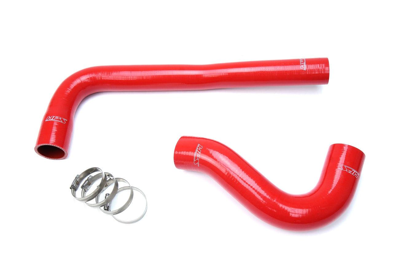 HPS Performance High Temp 3-ply Reinforced Silicone Replace OEM Rubber Radiator Coolant Hoses 57-1322-RED