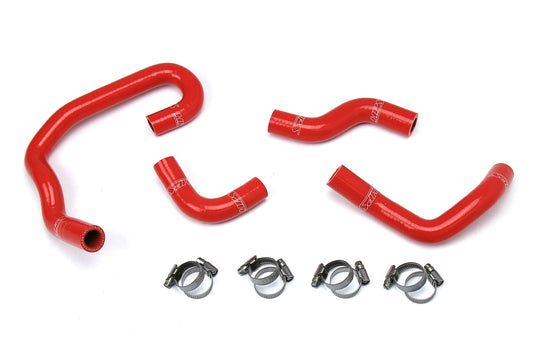 HPS Performance High Temp 3-ply Reinforced Silicone Replace OEM Rubber Heater Coolant Hoses 57-1323H-RED