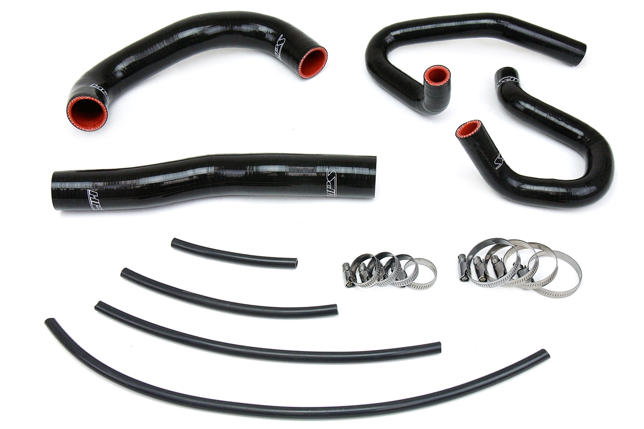 HPS Performance High Temp 3-ply Reinforced Silicone Replace Rubber Radiator Heater Coolant Hoses 57-1324-BLK
