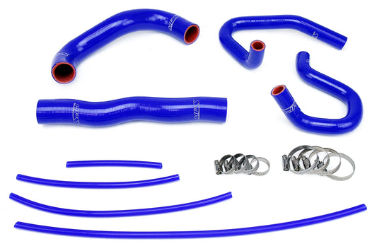 HPS Performance High Temp 3-ply Reinforced Silicone Replace Rubber Radiator Heater Coolant Hoses 57-1324-BLUE
