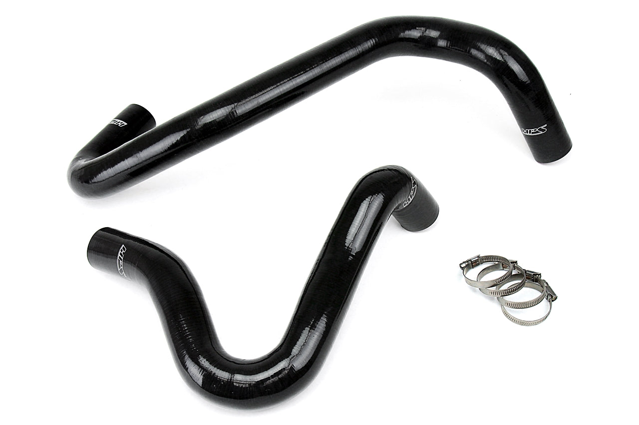 HPS Performance High Temp 3-ply Reinforced Silicone Replace OEM Rubber Radiator Coolant Hoses 57-1329-BLK