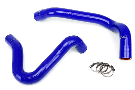 HPS Performance High Temp 3-ply Reinforced Silicone Replace OEM Rubber Radiator Coolant Hoses 57-1331-BLUE