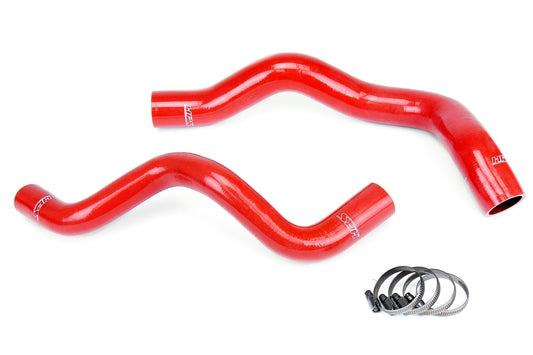 HPS Performance High Temp 3-ply Reinforced Silicone Replace OEM Rubber Radiator Coolant Hoses 57-1332-RED